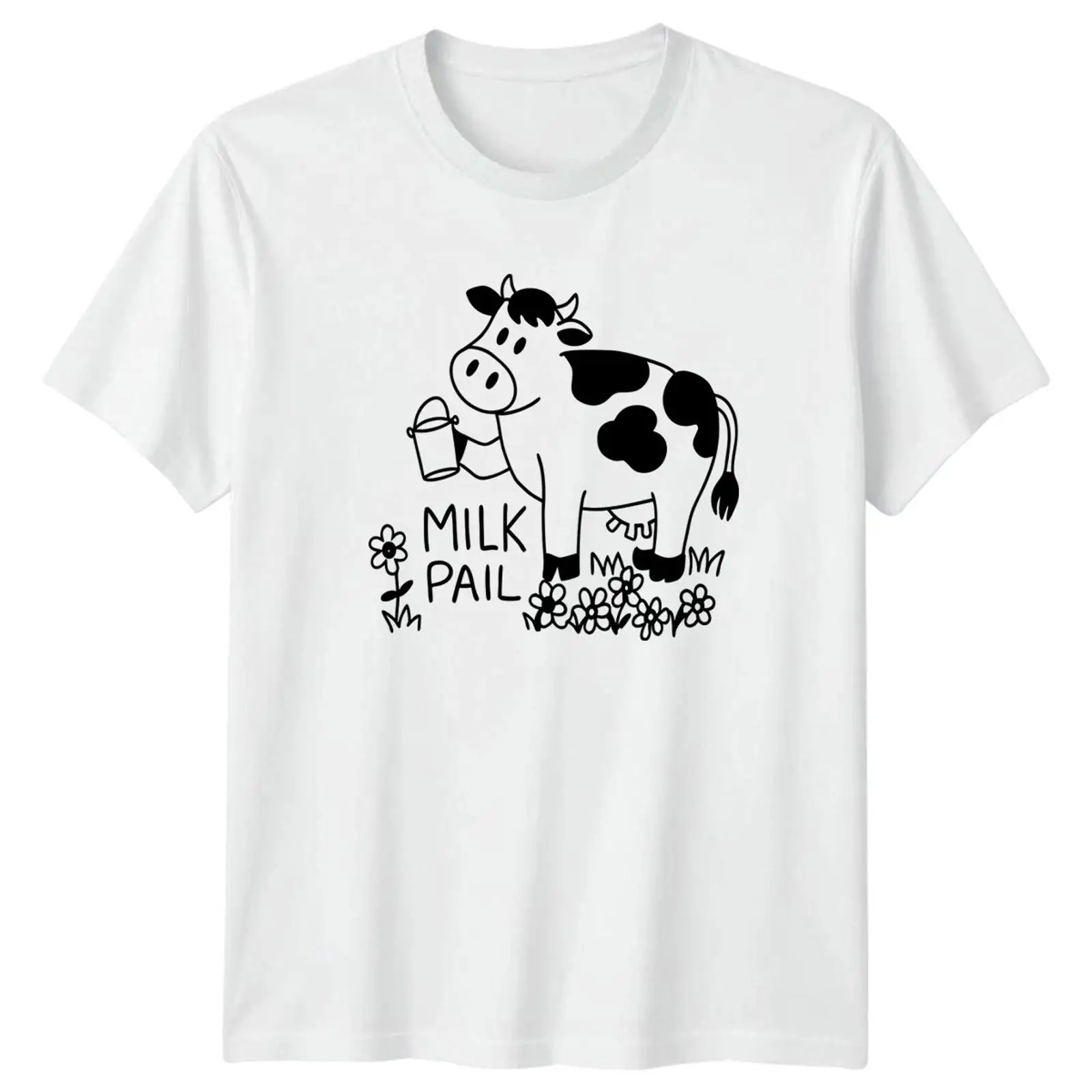Agriculture Farm House - Maglietta con stampa secchio di latte,