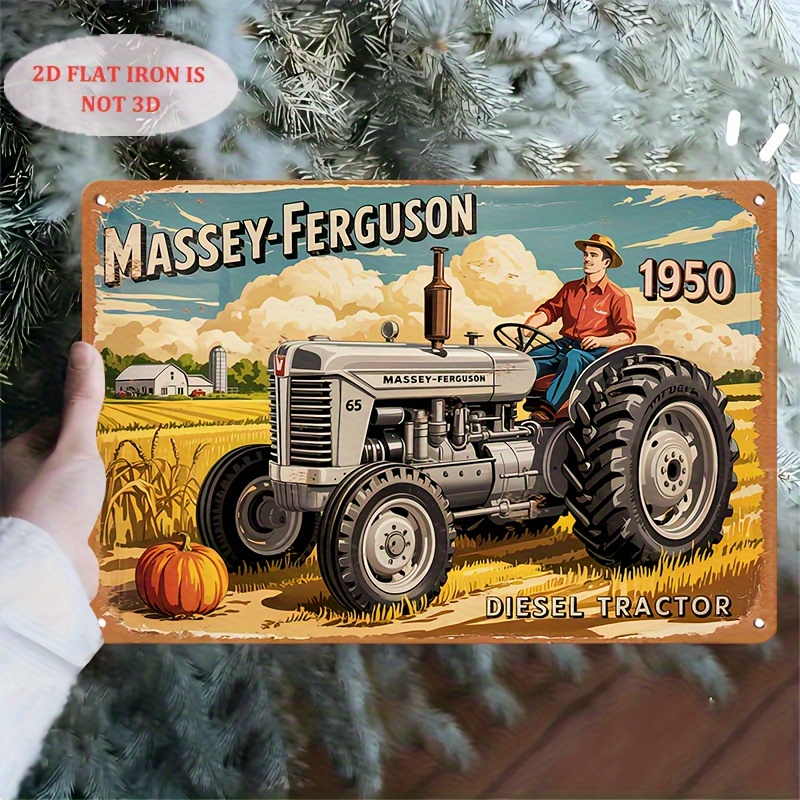 Agriculture Farm House - Targa da parete in ferro per