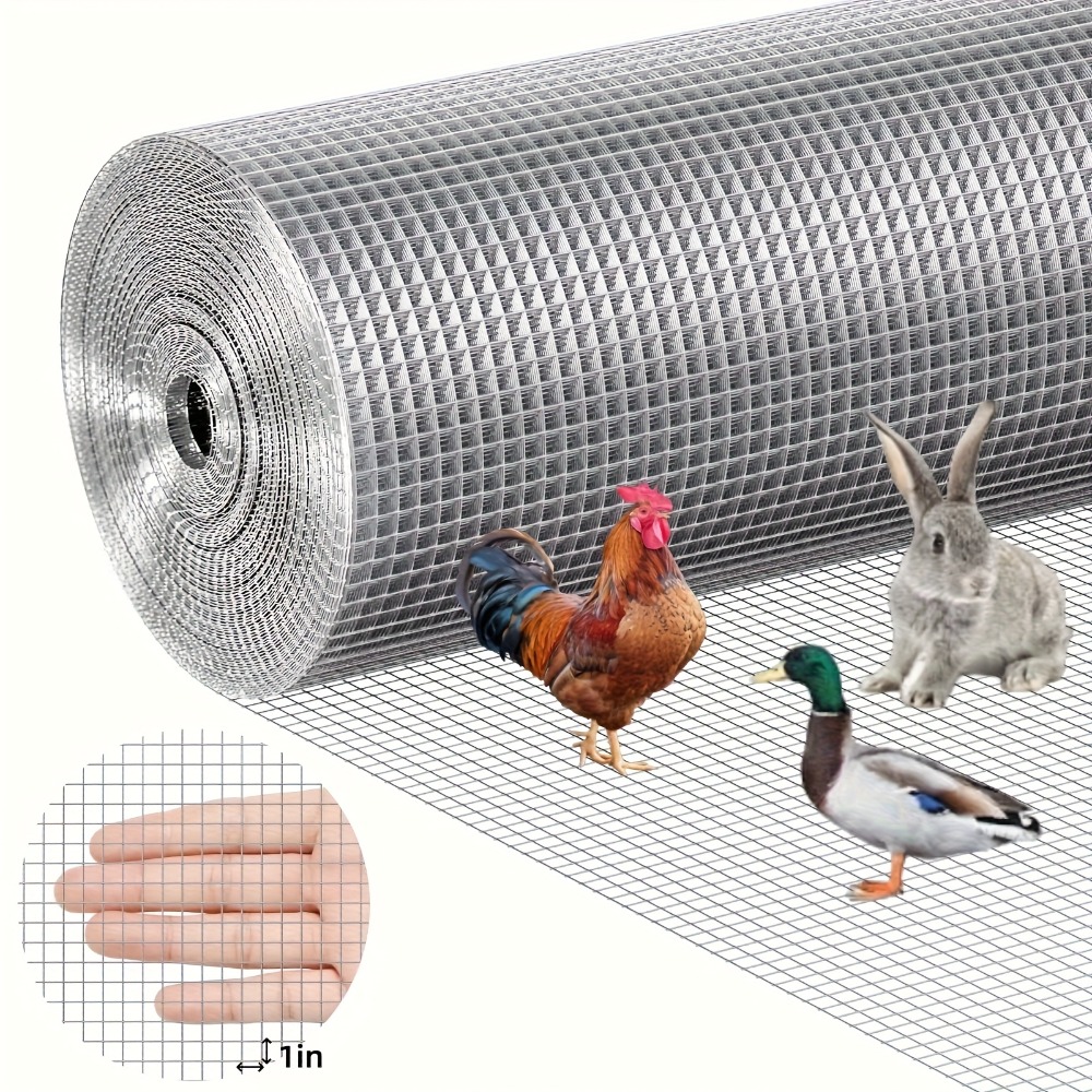 Rabbit Cage Wire - Rotoli di Rete Metallica Saldata Zincata