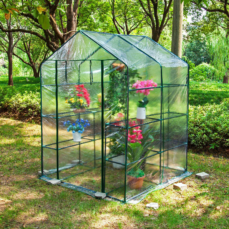Agriculture Farm House - VOKANDA 143x143x195 Mini Vinyl House serra