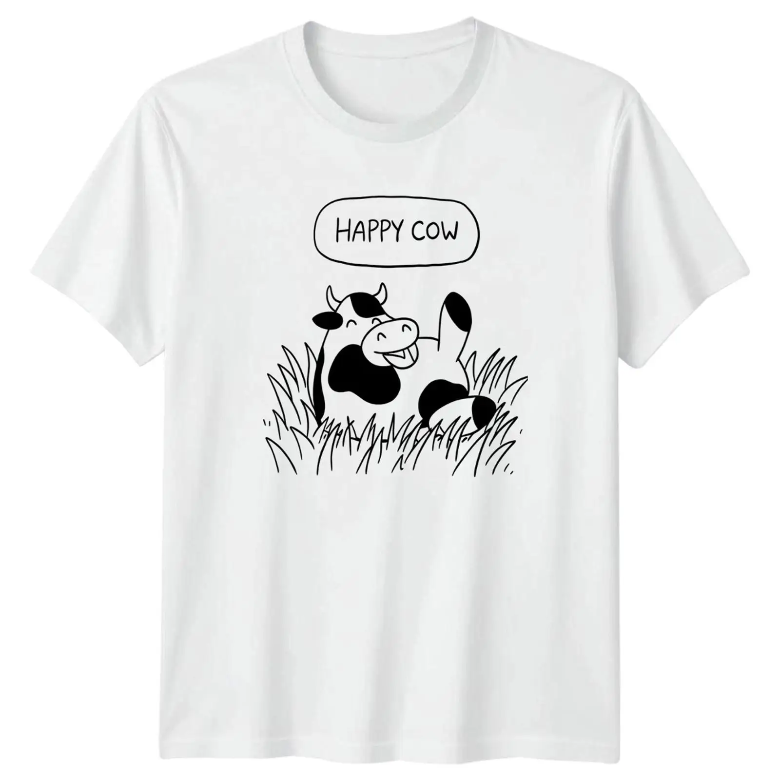 Maglietta Happy Cow, Stile Fat - Agriculture Farm House recensione e prezzo