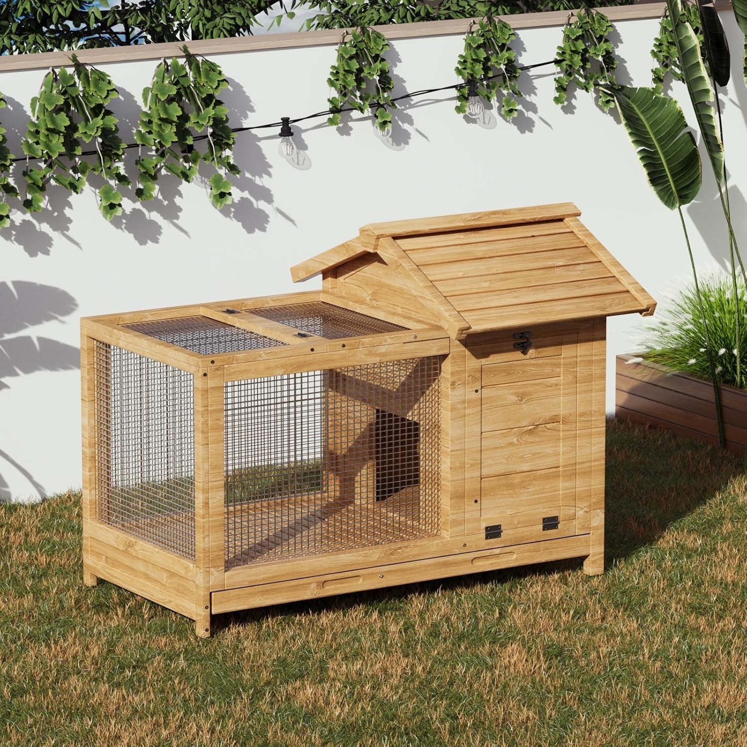 Conigliera in Legno per Intern - Rabbit Cage Wire recensione e prezzo