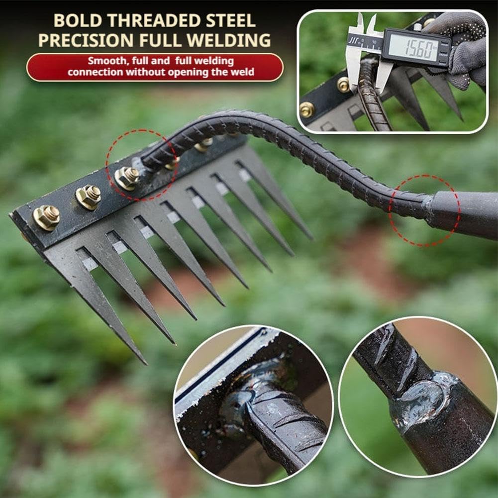 5/6/7/8 denti rastrello in met - Agriculture Farming Hand Tools recensione e prezzo