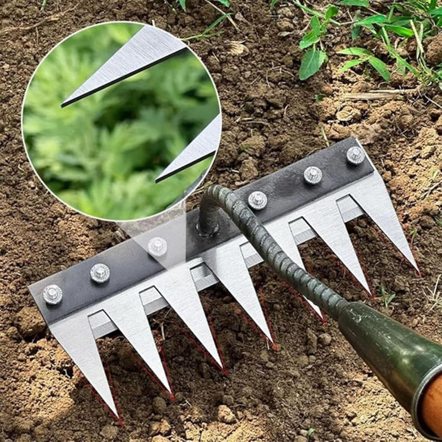 5/6/7/8 denti rastrello in met - Agriculture Farming Hand Tools recensione e prezzo