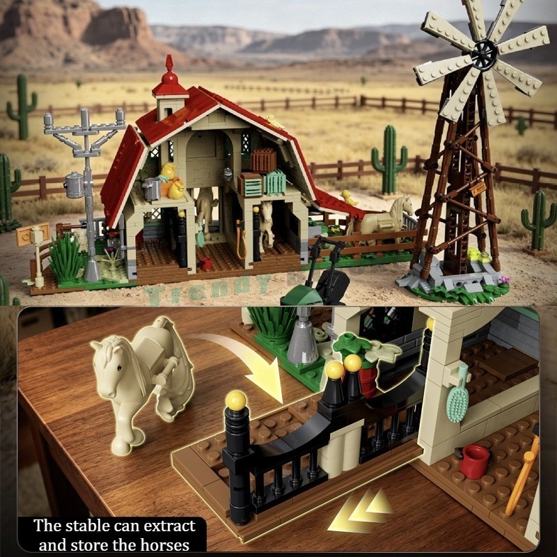 Set di Costruzioni Western Win - Agriculture Farm House recensione e prezzo